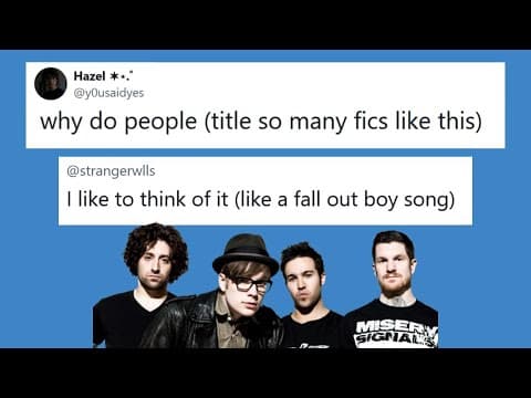 Why Fanfictions Are Titled (with Parentheses)