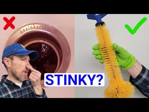 Stinky Garbage Disposal? The Mr. Scrappy Brush Test: Which Of 3 Ways Works Best?