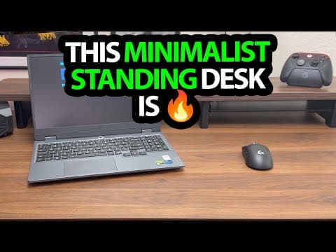 Vernal Space Setup Tour | Height Adjustable Standing Desk, Monitor Stand & Storage!