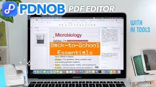 Best Pdf Editor For Students 2025 | Back To School With Tenorshare Pdnob ❤︎ Emmy Lou