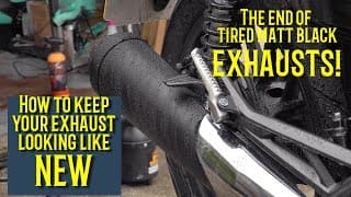 🚨 Do This As Soon As  You Get Your New Motorcycle! & How To Take Care Of Matt Black Exhausts!