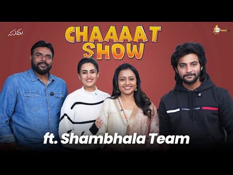 Chaaaat Show Ft. Aadi Sai Kumar, Archana Iyer, Ugandhar Muni || Shambhala || Suma