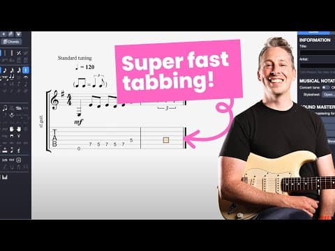 How To Tab A Guitar Solo On The Spot Using Guitar Pro