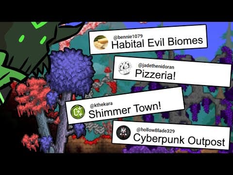 Commenters Call The Shots! | Commenter Day | Terraria 1.4.4