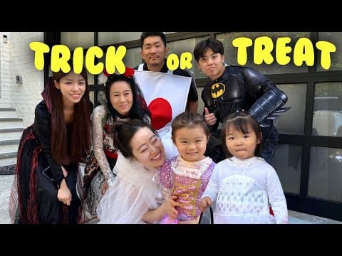 First Time Trick-or-treating With My Nieces!