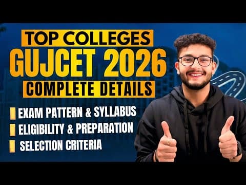 Gujcet 2026: Top Colleges, Exam Pattern, Syllabus, Eligibility, Preparation