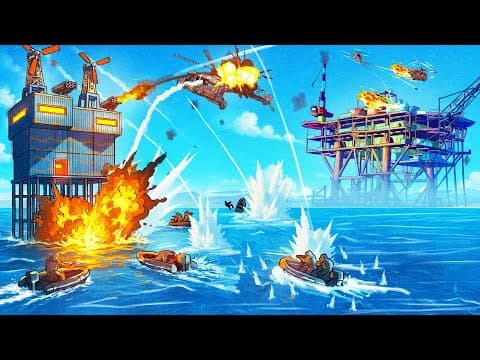 We Built The Greatest Ocean Base Next To Oil Rig - Rust (movie)