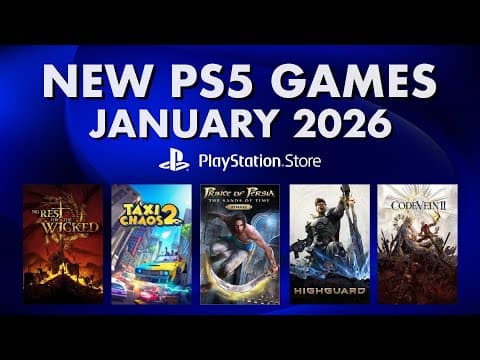 New Ps5 Games - January 2026 (two Free)
