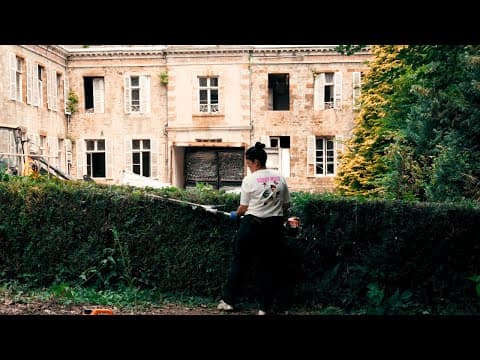 Tidying Up The Chateau's Entrance