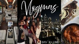 Vlogmas 20–22: I Was With Cardi B In Miami! Luxury Sprinter  Denim Chemo, African Food Mukbang!