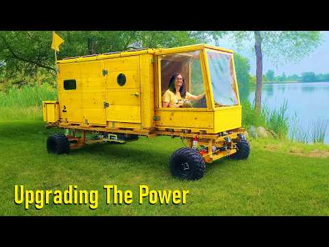 Building An Off-road Electric Camper - Build & Rainy Night Adventure
