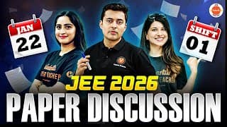 Jee Mains Paper Discussion | 22nd Jan, 1st Shift | January Attempt | Jee 2026 | Vedantu Jee English