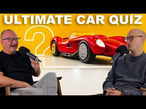We Take On The 'ultimate Petrolhead Quiz'! [s8, E9]
