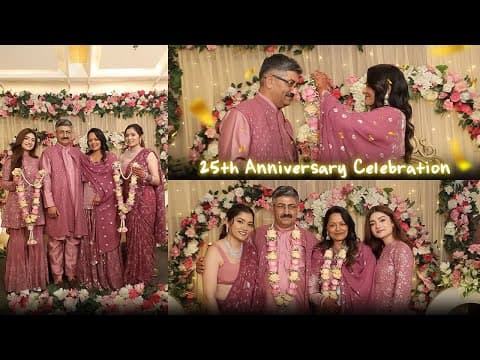 Celebrated My Parent's 25th Anniversary🥹💍 || *emotional* || Amulya Rattan