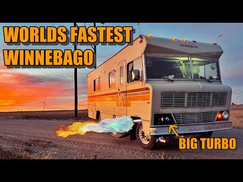 I Turbocharged This Abandoned Rv  (it's Fast)