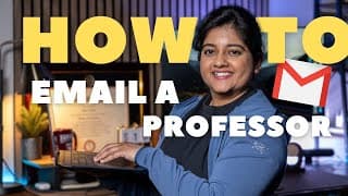 How To Email A Professor For Research Opportunities | High School Undergrad & Grad | Free Templates
