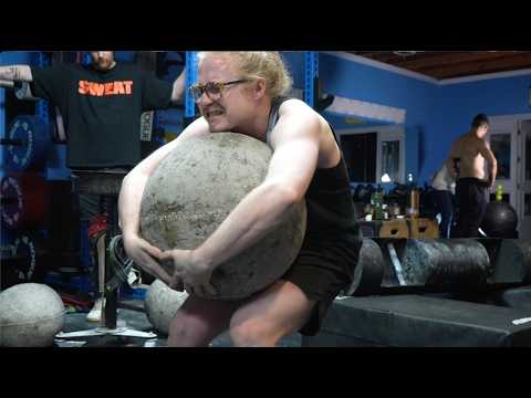 Trying Strongman… as a flexibility coach?  @MartinsLicis