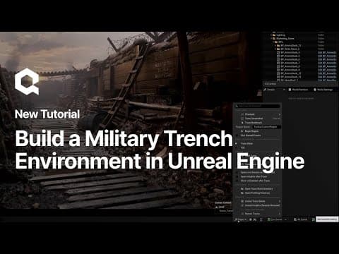 Megascans Tutorial: Build A Realistic Military Trench Environment From Scratch