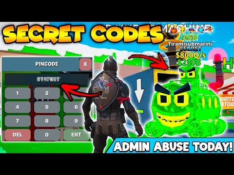 800q/s Submarine Codes Secret Brainrot Codes Fortnite Steal The Brainrot! (new Secret Codes)