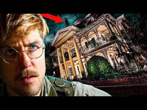 Overnight In Disney’s Haunted Mansion! (alone)