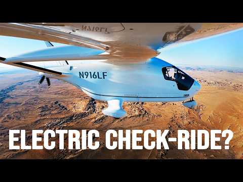 1st Ever Cpl Check Ride In An Electric Airplane?