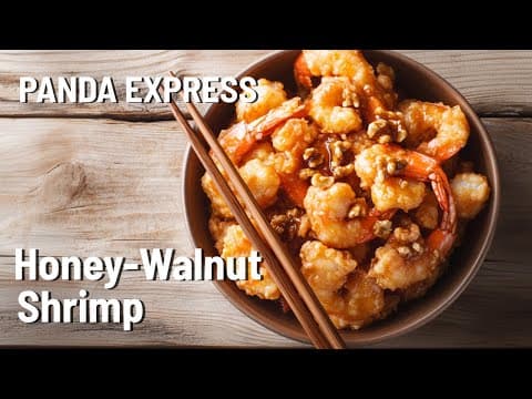 How to make PANDA EXPRESS | Honey Walnut Shrimp