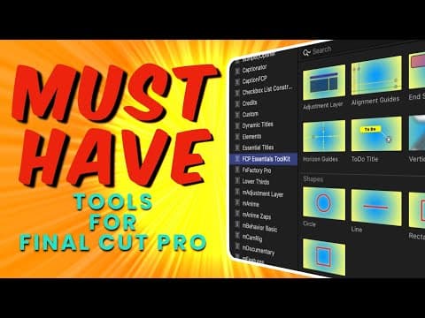 Essential Tools Missing From Final Cut Pro