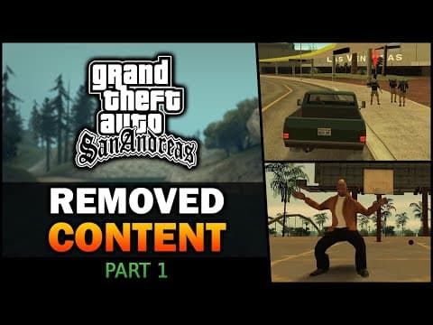 Gta Sa - Removed Content [part 1] - Feat. Badgergoodger