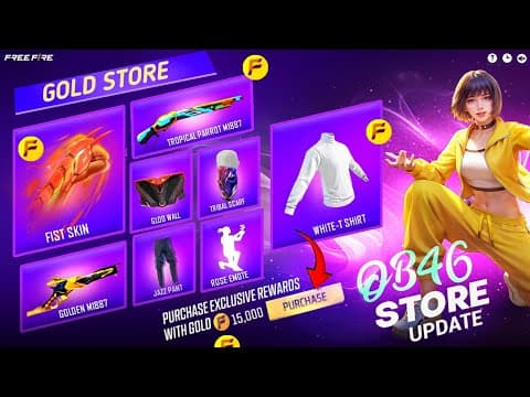 Gold Store New Items In Ob46 Update 😮💥| Free Fire New Event | Ff New Event | New Event Ff