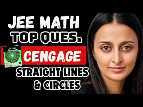 Jee Mains Cengage Series  - Top Non-pyqs | Straight Lines & Circles | Neha Agrawal | Neha Mams Army