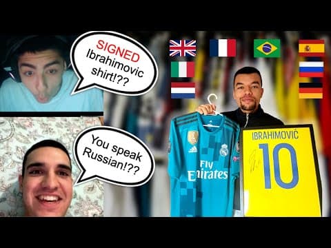 Speaking 8 Languages On Ometv (football Shirts Edition)