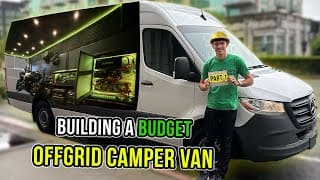 Budget Diy Campervan Tour | Off-grid Sprinter Van Build