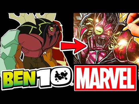 Marvel Artist Draws Ben 10’s Kevin 11 In A Marvel Comics Style???