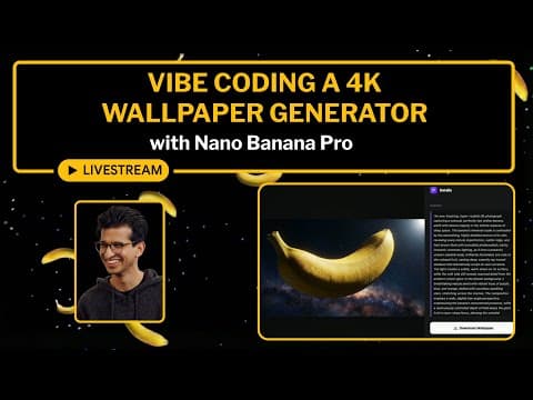 Vibe Coding A 4k Wallpaper Generator With Nano Banana Pro