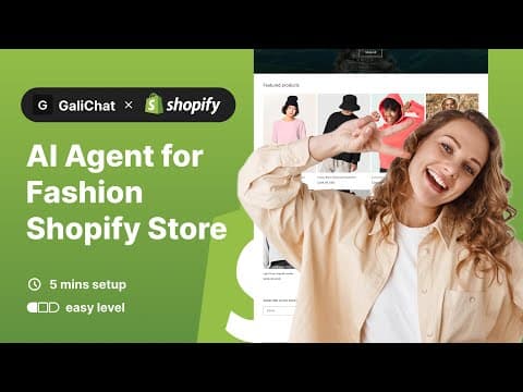 The Best AI Agent for Fashion Store Shopify - GaliChat