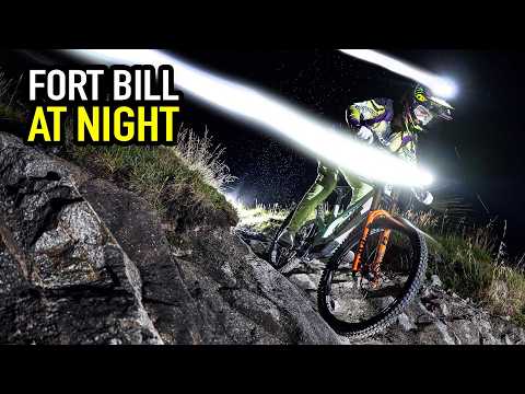 Riding Fort William World Cup Track By Night! A Worlds First We Think!