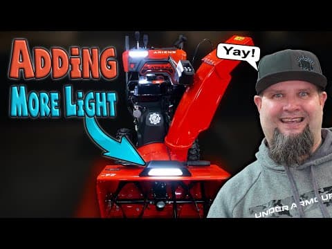 How To Install A Led Housing Light On An Ariens Snowblower