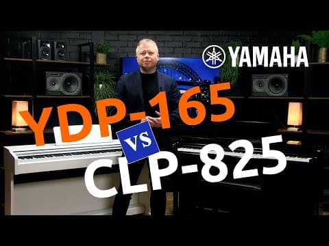 Yamaha Ydp165 Vs Clp825 Piano Comparison