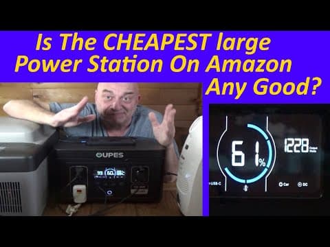 Cheapest Large Power Station On Amazon For Vanlife Camping Oupes Exodus 1200 (Review/Test) Any Good?