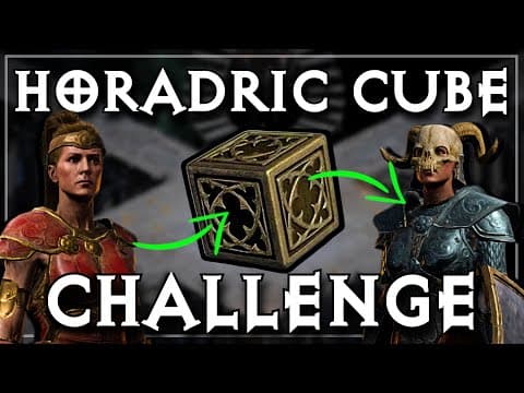 Can You Beat Diablo 2 On Hardcore While Crafting Every Item You Use?