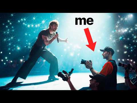 I Attempted The Most CHAOTIC Job In Music (Concert Photography)