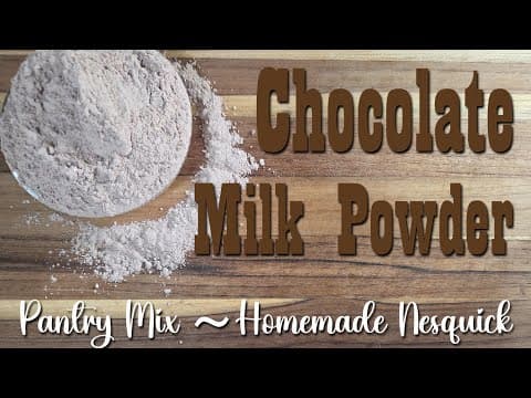 Chocolate Milk Powder For The Pantry Like Nesquick