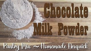 Chocolate Milk Powder For The Pantry Like Nesquick