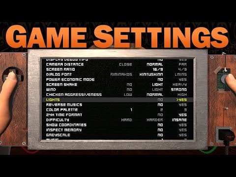 🔴 Game Settings Demo | A Mysterious Handheld Game Arrives At Your Door!