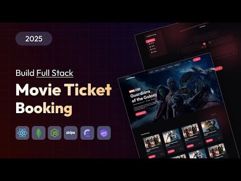 Build And Deploy A Full Stack Movie Ticket Booking App Using React Js | Mern Stack Project