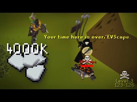 The Biggest Risk Fight Of My Pking Career (4,000,000,000 Gp)