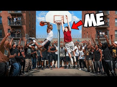 Dunk On Me For $10,000 Vs The Hood!