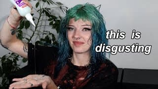 Trying To Get Blue Out Of My Hair With Stinky Color Remover (my Worst Enemy)