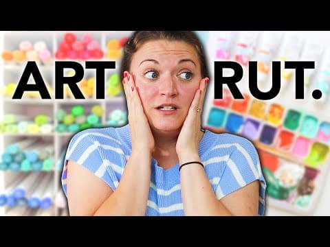 I'm In An Art Rut, And It's Complicated... *paint With Me*