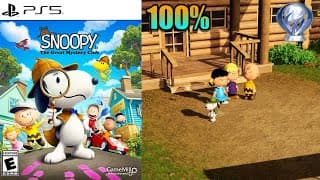 Snoopy & The Great Mystery Club [48] 100% Ps5 Longplay